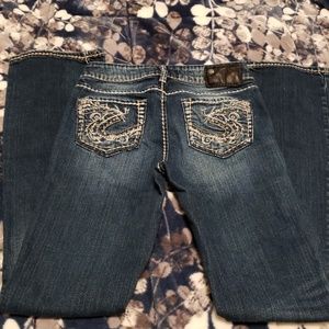 Silver Aiko bootcut jeans